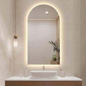 Miroir cintré + LED (Arch Mirror)